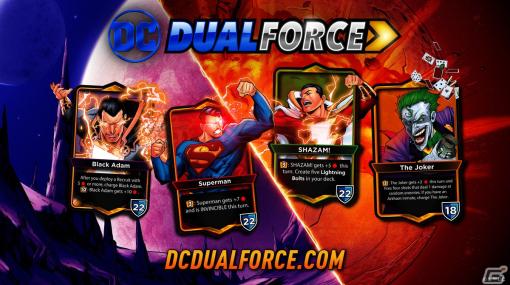 スーパーマンやバットマンなどDCコミックスのキャラが戦うPC向けデジタルカードゲーム「DC デュアルフォース」が配信開始！後日日本語にも対応