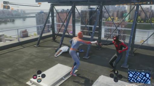 PS5『Marvel’s スパイダーマン2』では「指をさし合うスパイダーマン」もバッチリ再現。有名ネタを公式オマージュ