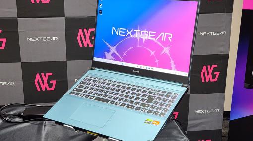 グリーンのカラーをまとったコスパ重視のゲーマー向けノートPC「NEXTGEAR J6」をマウスコンピューターが発売