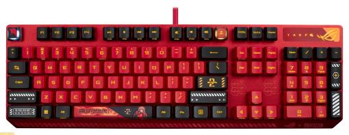 『エヴァンゲリオン』アスカ&エヴァ2号機デザインのASUS ROGゲーミングキーボード、マウスの予約受付が10月27日よりスタート