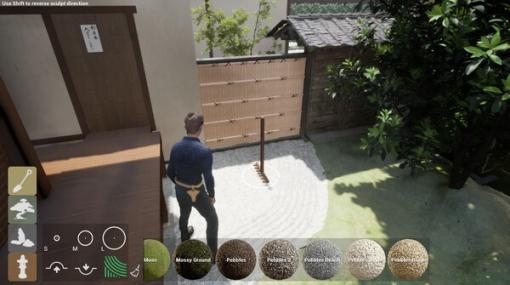 和風の庭園制作シム「Niwa - Japanese Garden Simulator」Steamストアページを公開。京都を舞台に枯山水や寺院庭園造りに挑戦