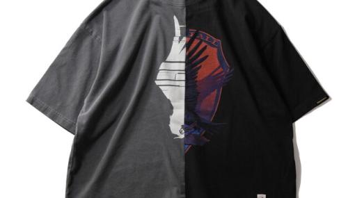 『アーマード・コア6』レイヴンTシャツが発売決定。2種類のデザインが縦半分に分割されてドッキング！