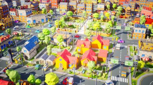 「Unreal Engine」2023年11月の無料マーケットプレイスコンテンツが公開！ローポリ風の街を表現した環境アセットや、ヴァンサバライクな3Dゲームを作れるBPアセットなど