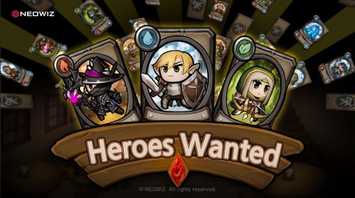 デッキ構築型ローグライクACT「Heroes Wanted」，Steamでアーリーアクセス開始。2体のヒーローと73種のカードで，3チャプターを楽しめる