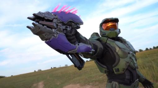 『Halo』お馴染みの武器ニードラーが現実に！リアル"マスターチーフ”も射撃するファン動画公開
