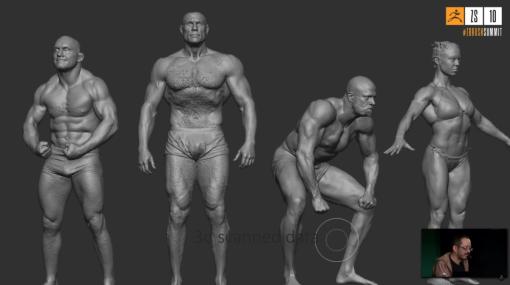 『ストリートファイター6』にZBrushがいかに使われたかを解説するセッション動画が公開。キャラクターの個性を表現する筋肉表現とは