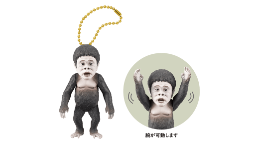 『ガキ使』浜田の「子ゴリラ人形」や「胸像」がまさかのフィギュア化。「笑ってはいけない」シリーズより腹話術人形ハマちゃんや松本人志のマッチョ人形などが12月下旬よりカプセル自販機で販売へ