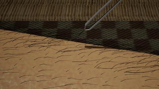 約5000本のすね毛を抜くゲーム『おけけぬき』Steamストアページ公開。茶碗の米粒をひたすら数える『かぞえ飯』開発者による新作ゲーム