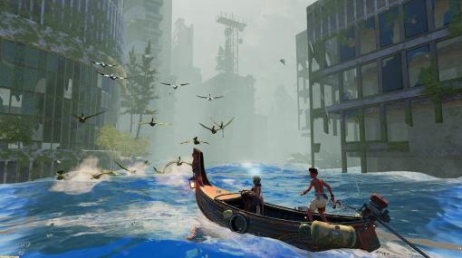 『ミクと水没都市 廃墟の謎』PS4、PS5で発売。水没した美しい都市遺跡をめぐる“戦闘がない”アクションアドベンチャー