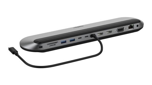 マルチモニター出力対応できるスタンド型のUSB-C ドッキングステーション「Belkin ユニバーサル 11-in-1 Pro Dock」が12月18日に発売