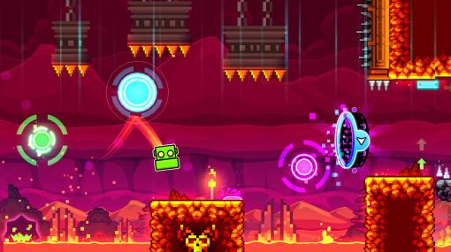 高難度リズムアクションゲーム『Geometry Dash』約7年振りの大型アップデートが配信され、同時接続者数が一時8万人を超える大盛況に。Steamレビュー27万件を集め「非常に好評」な人気作