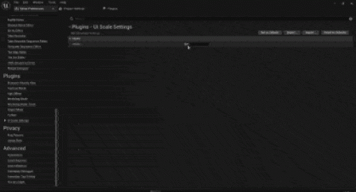 EditorUIScale - エディターのUIサイズをサクッと変更できるUnreal Engine 5用の無料プラグインがGithub上で公開！