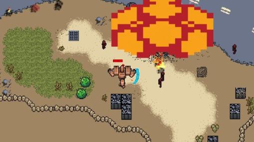 二足歩行メカで弾幕を張り砲火の中を駆け抜けるツインスティックシューター『The Sand Knight』Steamで配信開始