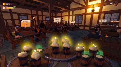 異世界酒場経営シム『Tavern Manager Simulator』発表。廃れた酒場を復活させてビールや料理を提供、調理から配膳、掃除まで全部1人でこなす