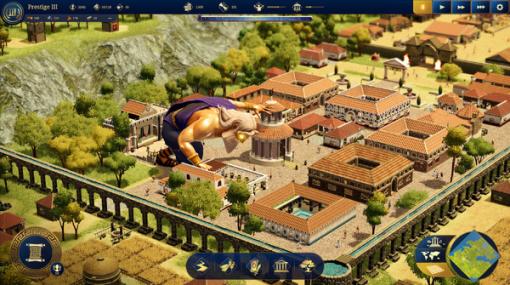 巨大な神々が見守る古代ローマ都市建築ストラテジー『Citadelum』発表―神の怒りを買うと天罰が下ることも