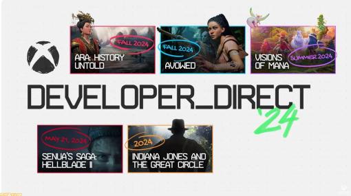 【Developer_Direct 2024まとめ】『聖剣伝説 ヴィジョンズ オブ マナ』がサプライズ紹介。『インディ・ジョーンズ/大いなる円環』など5タイトルの最新情報が公開