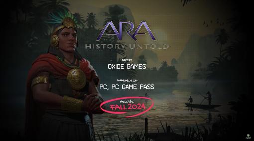 歴史ストラテジーゲーム「Ara: History Untold」が2024年秋に発売決定