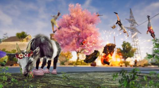 何でもアリなヤギゲーム『ゴートシミュレーター3』Steam版の発売日が2月15日に決定。最大4匹でローカルまたはオンラインで協力プレイ・ミニゲーム対戦に対応。全てを吹き飛ばすヤギとなり、世界中で暴れまわろう