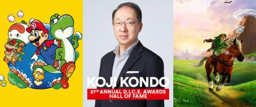 『スーパーマリオブラザーズ』『ゼルダの伝説』などで知られる任天堂の作曲家、近藤浩治氏が第27回DICEアワードで「殿堂入り」に選出。授賞式は、現地時間2月15日に開催予定