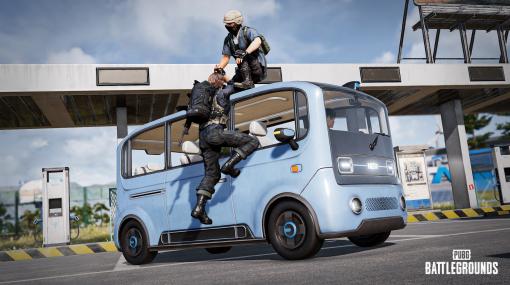 「PUBG: BATTLEGROUNDS」，高い加速力を誇る電気自動車「Pico Bus」を実装。連携して高所に登る新アクション「協力パルクール」も登場