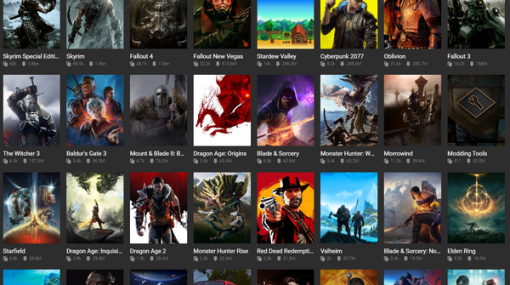 最大手Mod配信サイトの総DL数が100億回を突破！Nexus Modsの膨大な記録支えた人気タイトル『スカイリム』『ウィッチャー3』『Fallout』など