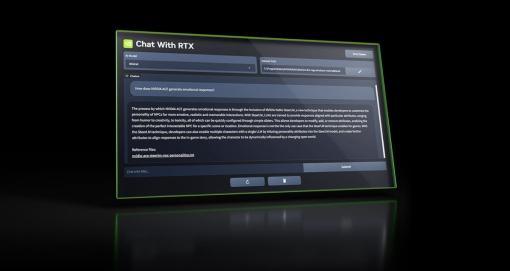 NVIDIA、ローカル環境で動くAIチャットボット『NVIDIA Chat With RTX』を無料で公開