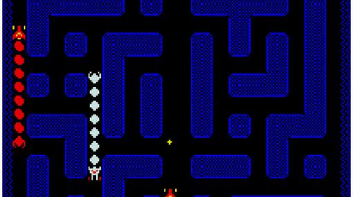 「アーケードアーカイブス ジャングラー」2月22日配信。迷路の中で蛇状の自機と敵が戦う，1981年にKONAMIから発売されたアクションゲーム