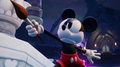 「Disney Epic Mickey: Rebrushed」，Switchで2024年に発売。2011年に発売されたWii用ソフトのリマスタータイトル