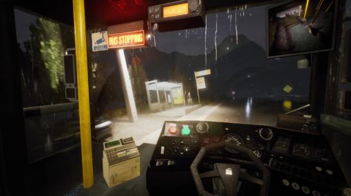 夜中の不気味バス運行ゲーム『Night Bus』発表、3月に無料配信へ。“嫌な気配”を感じながらバスで行く真っ暗田舎道