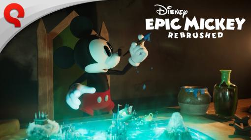 リマスター版「Disney Epic Mickey」日本向けアナウンストレイラー公開。ミッキーにダッシュやグラウンドパウンドなど新技が登場