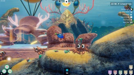 カニの海底コロニー構築シム『Crab God』正式発表。カニの神となってカニの楽園を作り、次代のカニの神が生まれるまで導く