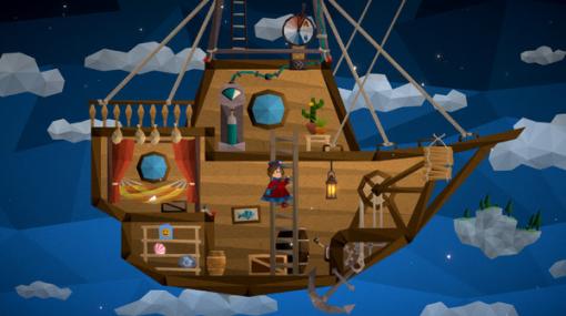 絵本のような空をバルーンシップで旅するパズルプラットフォーマー『Passing By - A Tailwind Journey』PC/海外スイッチ向けにリリース―風に吹かれて島から島へと