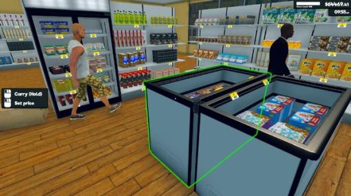 Steam売上2位の『Supermarket Simulator』商品陳列をしてくれる「Restocker」追加のアップデート