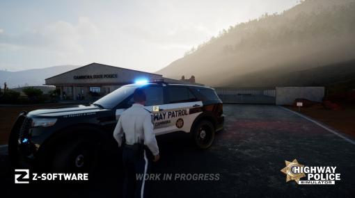 事故現場の調査から銃撃戦まで。オープンワールドを舞台に警察官の仕事を楽しめる「Highway Police Simulator」，2024年リリース