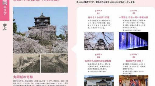 福井県坂井市の観光スポット・魅力まとめ。東尋坊、丸岡城、水ガニ、恐竜、三国花火大会ほか『ドラクエウォーク』『信長の野望 出陣』ファンにもおすすめ