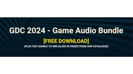 Sonniss、計27.5GB超のサウンドデータパックを無料で配布。GDC 2024の開催を記念した『GDC 2024 – Game Audio Bundle』