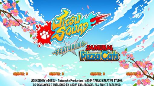 尻尾の生えたメタル忍者が令和の世にベルスクアクションでコラボ復活！「キャッ党忍伝てやんでえ」が登場するアーケード向けACT『Jitsu Squad FEATURING SAMURAI Pizza Cats』発表