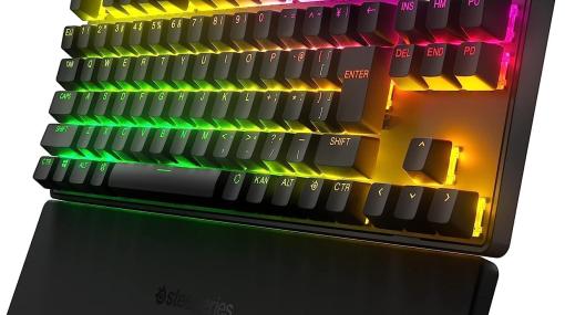 SteelSeriesのRapid Triggerモード搭載ゲーミングキーボード「Apex Pro TKL」がAmazonで22％オフで販売中