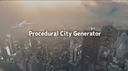Procedural City Generator - Procedural World LabによるUnreal Engine 5で大規模な都市生成が可能なプロシージャル ジェネレーター ツールおよび都市キットのエコシステムプラグイン！