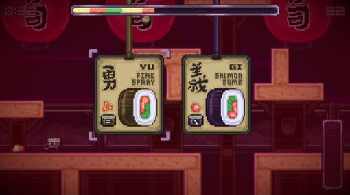 「寿司」と「武士道」が合体した2Dアクション『SUSHIDO』Steam向けにリリース！ランダム生成されるステージで邪悪な寿司ネタ相手に戦い抜け