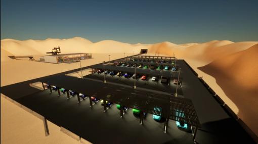 砂漠のショッピングセンター運営シム『Center Station Simulator』早期アクセス開始。資源採掘、材料の生産管理、製品開発も全て担当