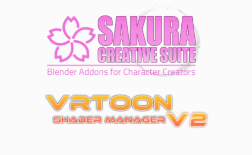 Sakura Creative Suite + VRToon Pack - カフジ氏のキャラクター制作支援Blenderアドオンシリーズのお得なバンドル！30%割引特別クーポンも発行中！