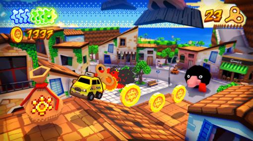 黄色いタクシーで駆け回る「ジャンプボタン」のないアクションゲーム『Yellow Taxi Goes Vroom』がSteamで4月10日に配信開始。NINTENDO64愛にあふれ当時の作品を彷彿とさせる期待作
