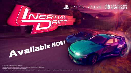 2本のスティックを使ったドリフトを楽しめるアーケードレース「Inertial Drift」，PS5＆PS4，Switch向けに配信開始