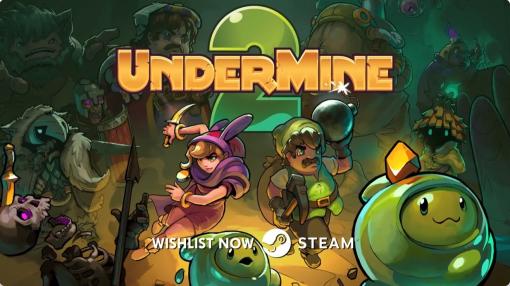 「UnderMine 2」が発表に。謎の鉱山を探索する人気ローグライクアクションの続編