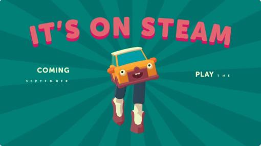 脚の生えた車が走る，泳ぐ，歌う。カーアクションゲーム「WHAT THE CAR?」のSteam版が9月5日に発売決定