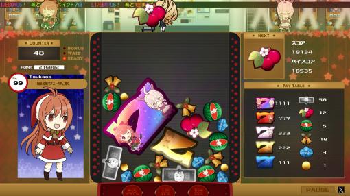 虹色の7を作ってボーナスに突入するマージパズル「リプレイベルスイカスロットライクゲーム」，Steamページを公開