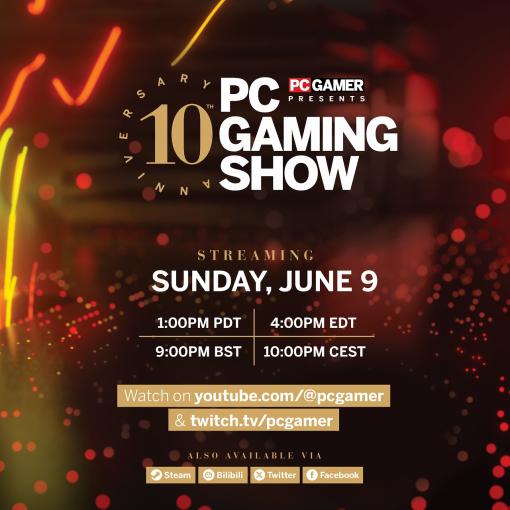 オンラインショーケース「PC Gaming Show 2024」が日本時間の6月10日5：00から配信決定。50タイトル以上のPCゲームを取り上げる