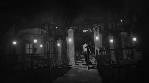 モノクロアートが印象的な，奇妙なホテルを舞台とした謎解きミステリー。Switch版「Lorelei and the Laser Eyes」は2024年5月17日に配信