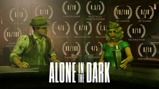 販売中のサバイバルホラー「Alone in the Dark」，メディアから寄せられたコメントを紹介するアコレイドトレイラー公開